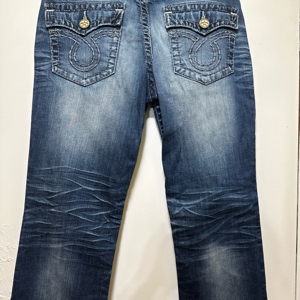 Big Star Liv Women's Boot Cut Jeans - Dark Blue - Picture 7 of 8